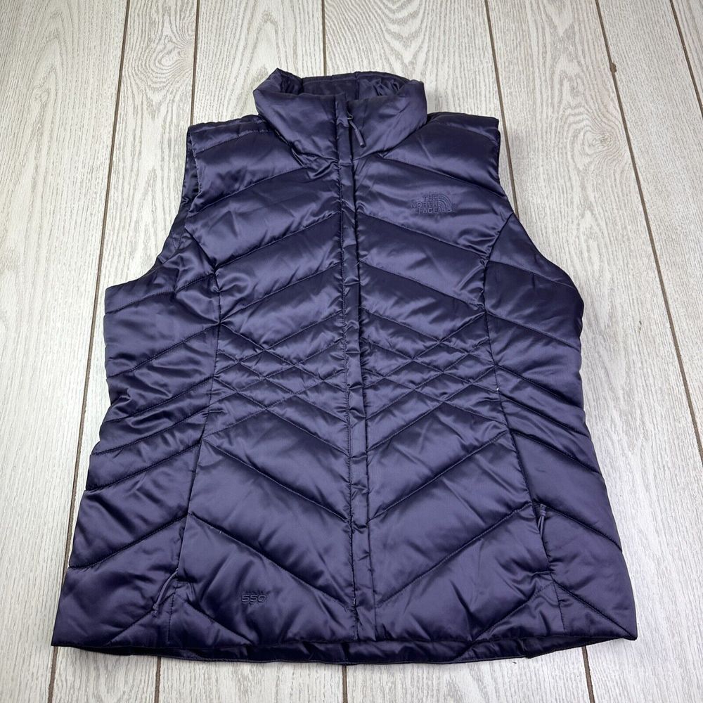The North Face Women's purple Quilted Puffer Vest